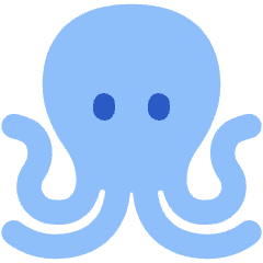 Octopus Icon from Plump Flat Set