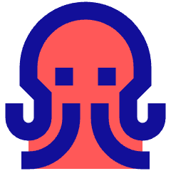 Octopus Icon from Sharp Pop Set