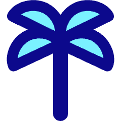 Palm Tree Icon from Core Pop Set