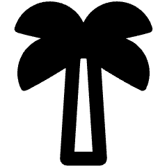 Palm Tree Icon from Plump Remix Set