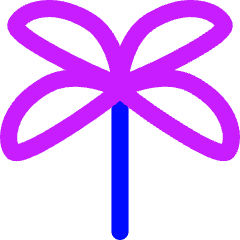 Palm Tree Icon from Flex Neon Set