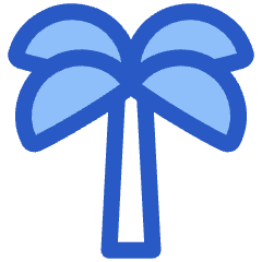 Palm Tree Icon from Plump Duo Set