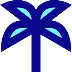 Palm Tree Icon from Sharp Pop Set