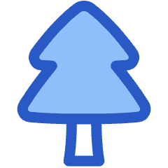 Pine Tree Icon from Plump Duo Set