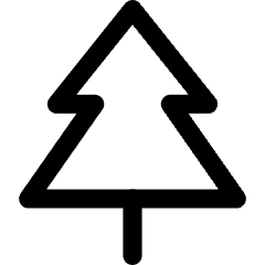 Pine Tree Icon from Core Line Set