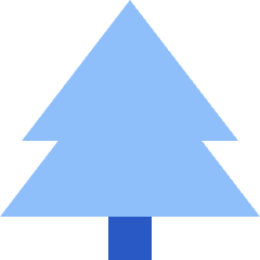 Pine Tree Icon from Sharp Flat Set