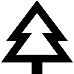 Pine Tree Icon from Sharp Remix Set