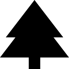 Pine Tree Icon from Sharp Solid Set