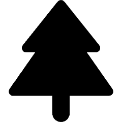 Pine Tree Icon from Core Solid Set
