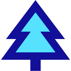 Pine Tree Icon from Sharp Pop Set