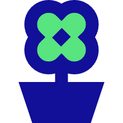 Potted Flower Icon from Sharp Pop Set