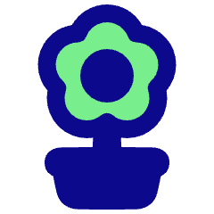 Potted Flower Icon from Plump Pop Set