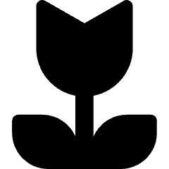 Potted Flower Tulip Icon from Core Solid Set