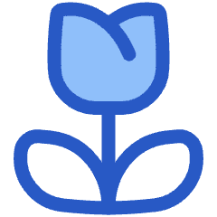 Potted Flower Tulip Icon from Plump Duo Set