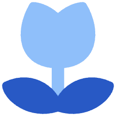 Potted Flower Tulip Icon from Flex Flat Set