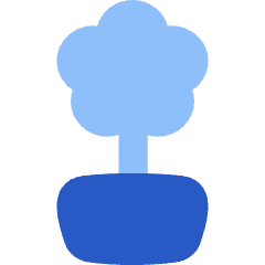 Potted Flower Icon from Flex Flat Set