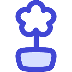 Potted Flower Icon from Flex Duo Set