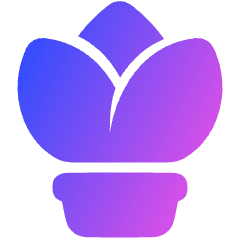 Potted Plant Icon from Plump Gradient Set