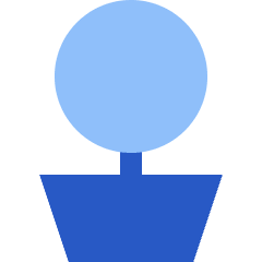 Potted Tree 1 Icon from Sharp Flat Set