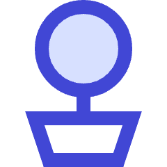 Potted Tree 1 Icon from Sharp Duo Set