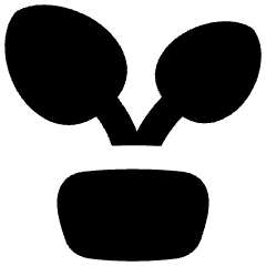 Potted Tree 2 Icon from Flex Solid Set