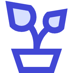 Potted Tree 2 Icon from Sharp Duo Set