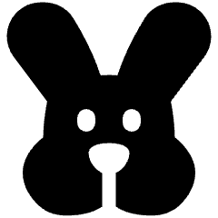 Rabbit Icon from Plump Solid Set