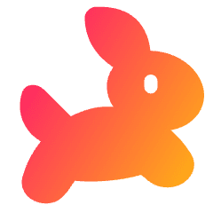 Rabbit Hare Speed Fast Icon from Plump Gradient Set