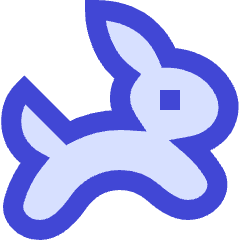 Rabbit Hare Speed Fast Icon from Sharp Duo Set