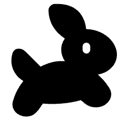 Rabbit Hare Speed Fast Icon from Plump Solid Set