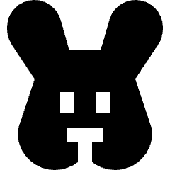 Rabbit Icon from Sharp Solid Set