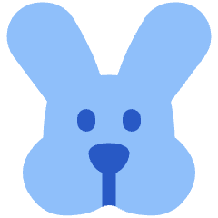 Rabbit Icon from Plump Flat Set