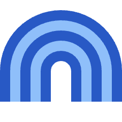 Rainbow Icon from Sharp Flat Set