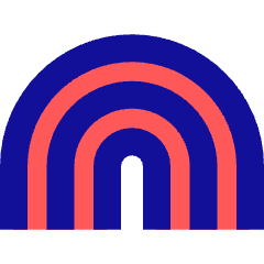 Rainbow Icon from Sharp Pop Set