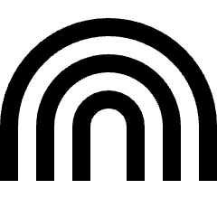 Rainbow Icon from Sharp Solid Set