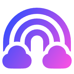 Rainbow Icon from Plump Gradient Set