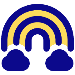 Rainbow Icon from Plump Pop Set