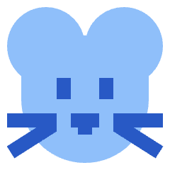 Rat Icon from Sharp Flat Set