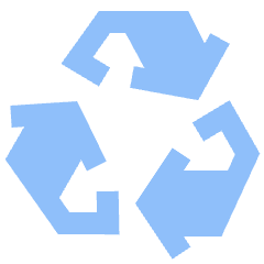 Recycle 1 Icon from Sharp Flat Set