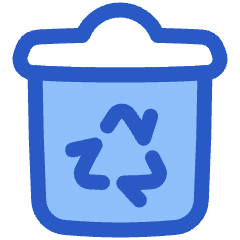 Recycle Bin Icon from Plump Duo Set