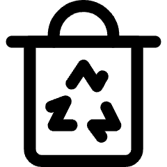Recycle Bin Icon from Core Line Set