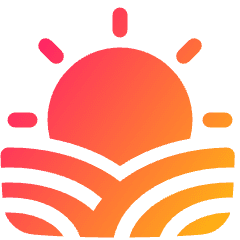Rice Field Icon from Plump Gradient Set