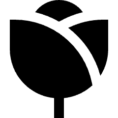 Rose Icon from Sharp Solid Set