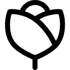 Rose Icon from Flex Line Set