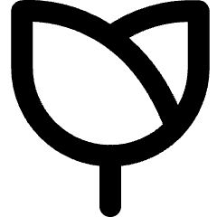 Rose Icon from Micro Line Set