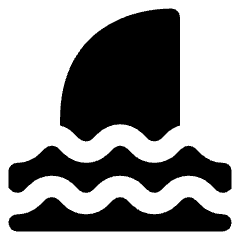 Shark Icon from Core Solid Set