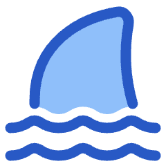 Shark Icon from Plump Duo Set