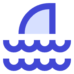 Shark Icon from Sharp Duo Set