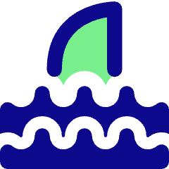 Shark Icon from Core Pop Set