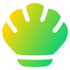 Shell Icon from Plump Gradient Set